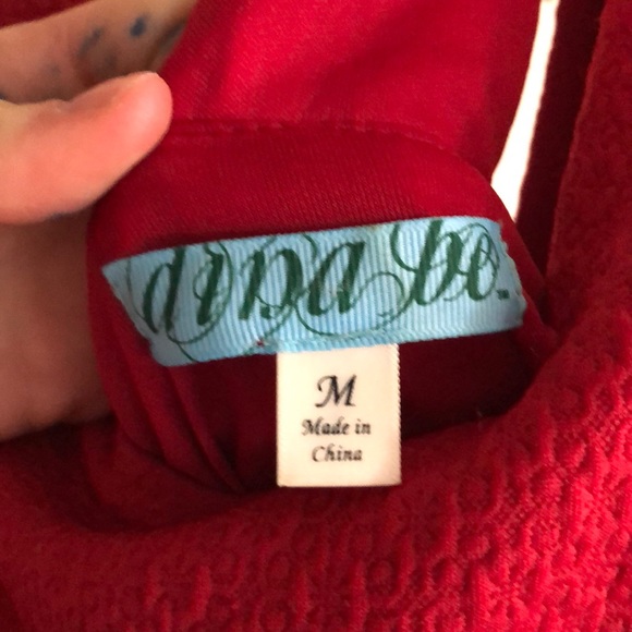 Red Francesca’s Dress size M - Picture 4 of 5